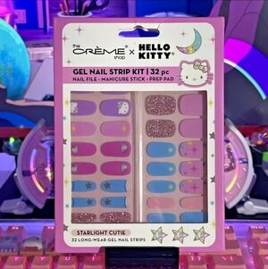 The Creme Shop x Sanrio Hello Kitty Starlight Cutie Glitter 35 Gel Nail Strip